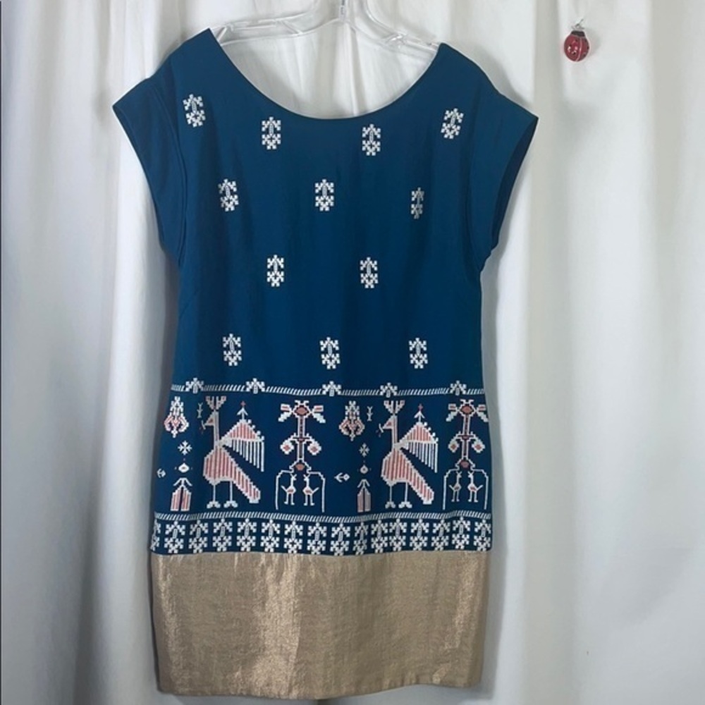 Anthropologie/Floreat, Aztec motif, mini dress, 4.